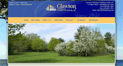 Desktop Screenshot of clawsonfuneralhome.com