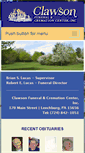 Mobile Screenshot of clawsonfuneralhome.com